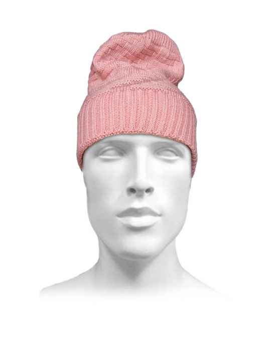 Unisex acrylic  self Designer Cap peach